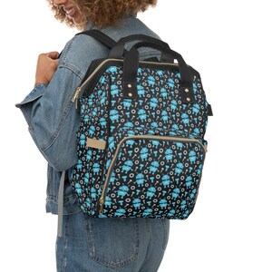 Multifunctional Diaper Backpack | Baby Boy Diaper Bag | Robot Design