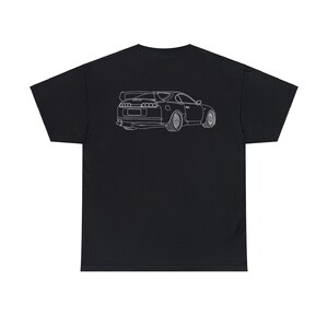 JDM Supra T-Shirt. Perfect for Christmas gifts, Birthday gift, and more. Car Guys and Car Girls alike will love this quality shirt.