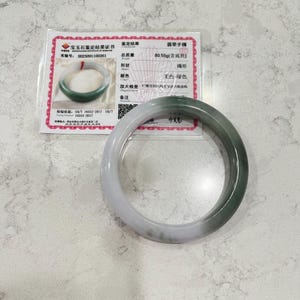 Certified Grade A Untreated Burma Natural Jade Jadeite Bangle
