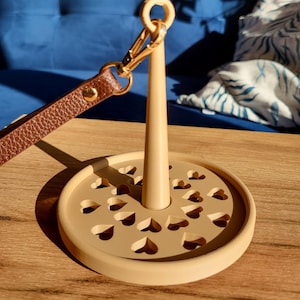 Hilandero de muñeca – Descarga digital para tejedores y crocheteros, archivo STL para impresión 3D, impresión 3D, hilandero manual, soporte para hilo