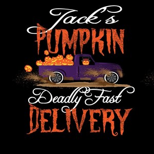 Jacks Pumpkin Delivery Digital File PNG
