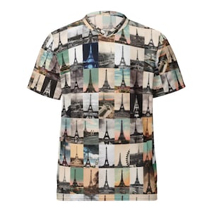 Paris France Tour Eiffel Recyclé Unisex Sports Jersey Paris Cadeau