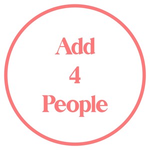 Add Extra 4 People