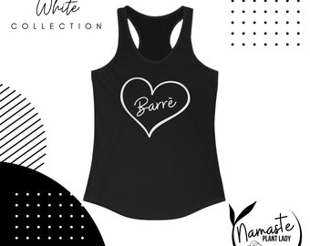 Tank Barre Geschenk, Workout Liebhaber Barre Übung Bekleidung, Barre Fitness Style, Barre T-Shirt, Workout Gym Shirt, Barre Babe Gym Tank, Herz Tee