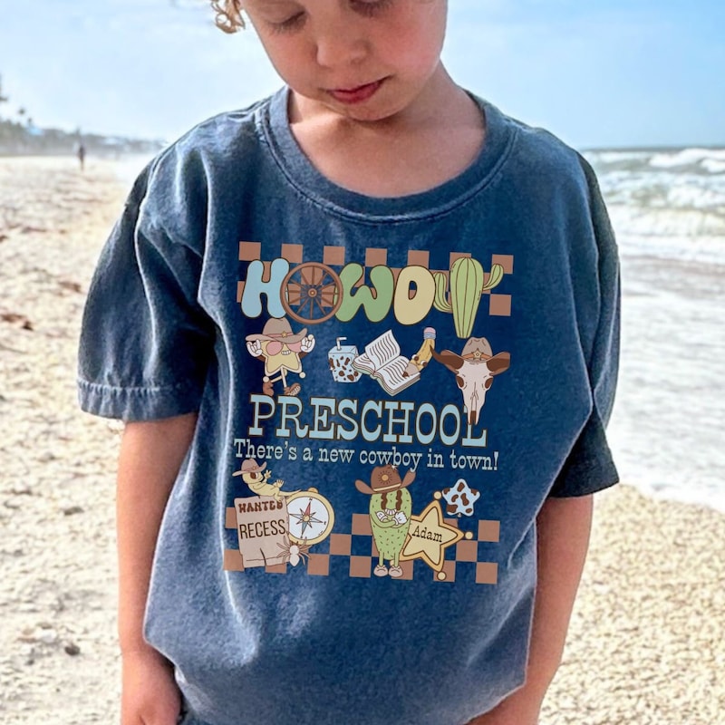 Western Pre K Shirts Boy Etsy