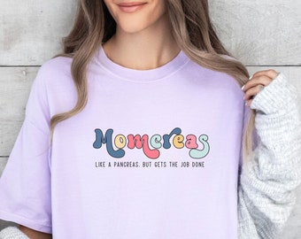 Momcreas Type 1 Diabetes Shirt for T1D Mom,Diabetes Awareness T-Shirt,Diabetes Support Tee,T1D Shirt,Diabetic Shirt,Diabetes Shirt,
