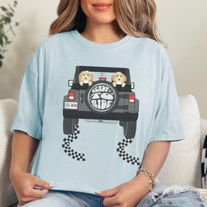 French Bulldog Driving Jeep T-Shirt Offroad Lovers Gift French Bulldog Driving Jeep T-Shirt Offroad Lovers Gift