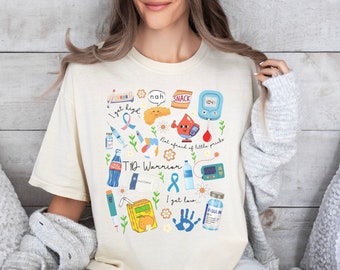 Type 1 Diabetes Shirt, Diabetes Awareness T-Shirt, Diabetes Support Tee, T1D Shirt,Diabetic Shirt,Diabetes Shirt, Diabetic Supplies Shirt