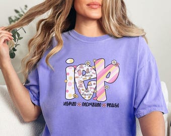 Special Education Teacher Shirt, IEP T-Shirt, Comfort Colors® Inspire, Encourage, Praise, SPED Shirt, Special Education Teacher Gift,IEP Tee