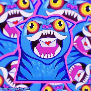 Cute Derpy KPop Demon Hunters Inspired Sticker