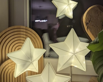 Weihnachtsstern mit Ständer – 3D-gedrucktes Unikat