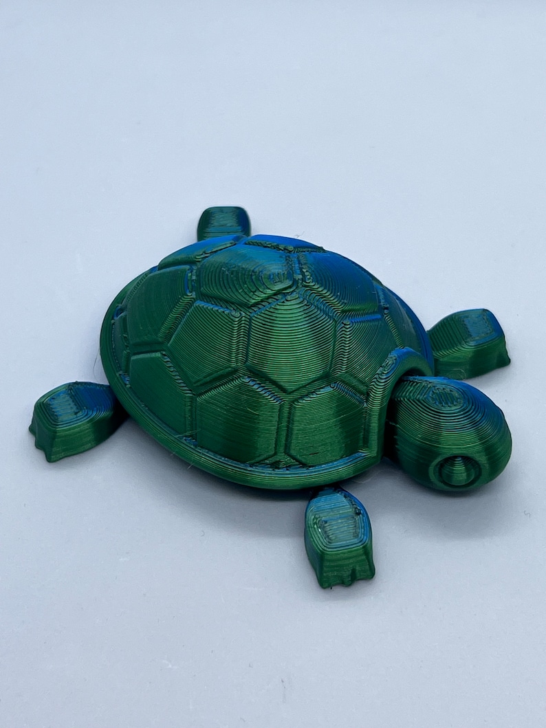 3d Printed Articulated Turtle - Etsy
