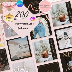 Instagram Templates For Faceless Digital Marketing and Digital Products, Instagram Post with Master Resell Rights MRR & Private Label Rights