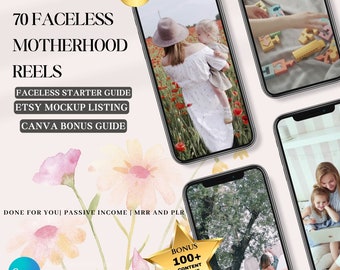 Motherhood Instagram Reels: MRR PLR Faceless Marketing (Digital Product)