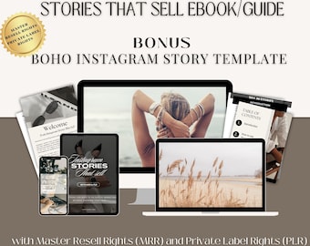 売れるストーリー eBook: Instagram マーケティングガイド (MRR & PLR)