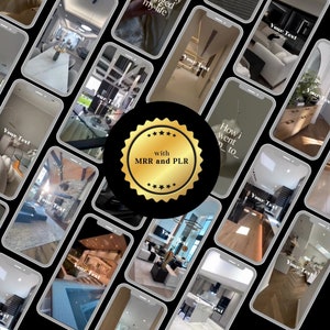 Luxury Home Interior Reels: Instagram TikTok MRR PLR (Digital Download) image 5