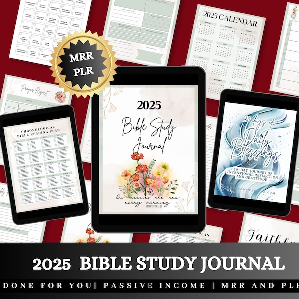 2025 Study Journal Etsy