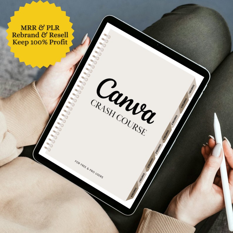 Canva Crash Course and Master Resell Rights MRR with Private Label Rights PLR Done For You ebook, DFY Digital Product image 4
