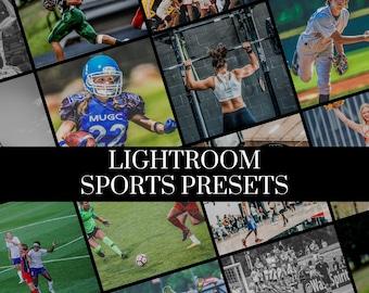 Lightroomスポーツプリセット：モバイル＆デスクトップ、アクション写真