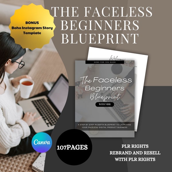 Faceless Digital Marketing Guide: Done for You with Master Resell Rights MRR), Private Label Rights (PLR), Faceless Freebie/Lead Magnet, DFY