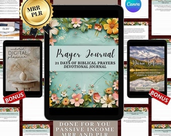 21 Days of Prayer Bible Study Guide: Christian Planner (PLR MRR)