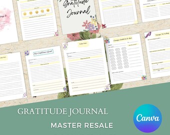 PLR Gratitude Journal With Master Resell Rights, Private Label Rights ...