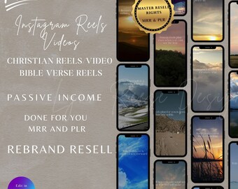 100+ Christian Faceless Reels: Master Resell Rights (Digital Download)