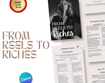 Faceless Digital Marketing: Reels to Riches  - DFY- Done For You, Resell. MRR and PLR With Bonus Canva Book