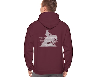 To Ride A Horse - Ralph Waldo Emerson quote - Hoodie