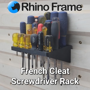 French Cleat Screwdriver Rack