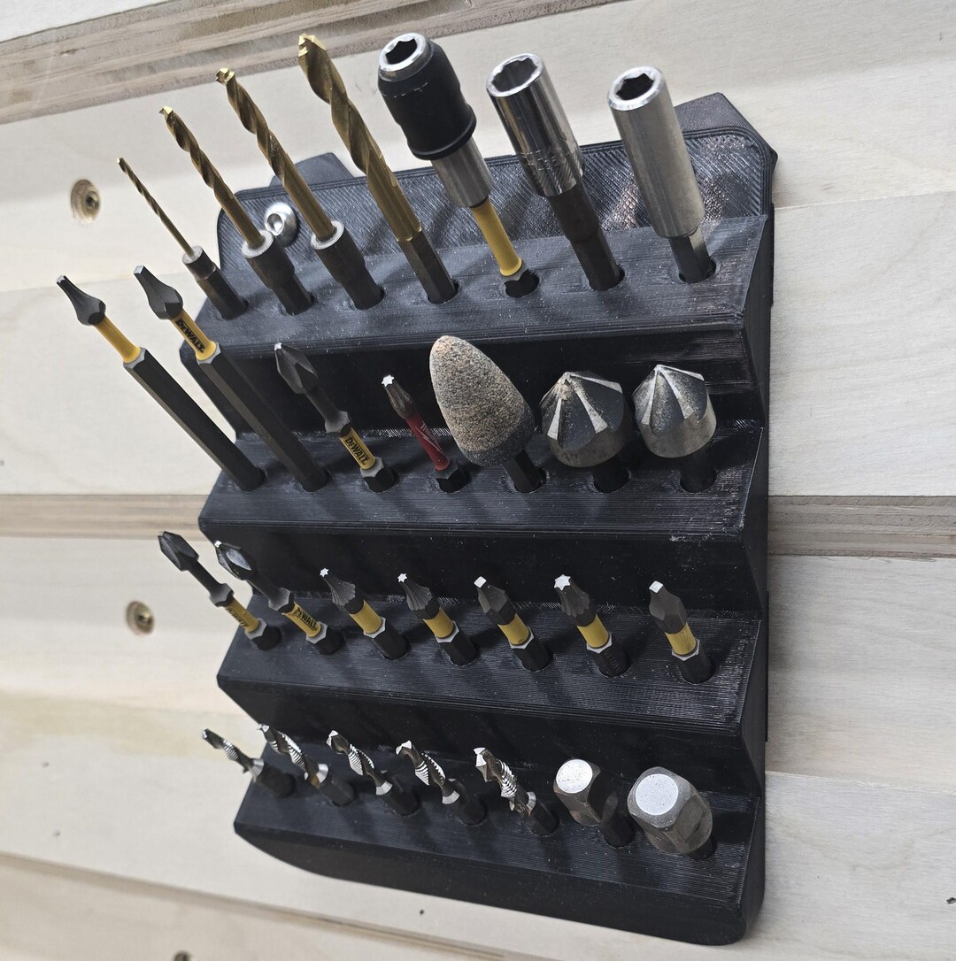 French Cleat Tiered Bit Rack - Etsy