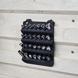 French Cleat 1/4&quot; Socket Rack