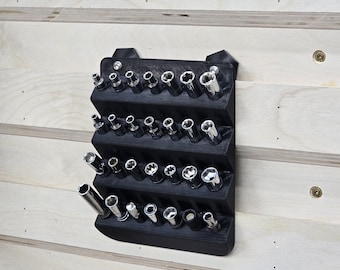French Cleat 1/4" Socket Rack