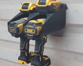 French Cleat Cordless Tool and Battery Rack