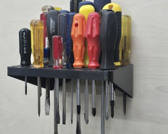 Wall Mount Screwdriver Rack