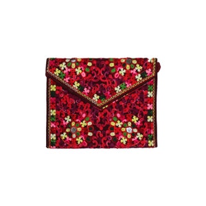Envelope CLUTCH Bag, Evening WEDDING, Event, Party Boho WRISTLET, Handmade Embroidery Pouch Handcrafted Handmade clutch bag, Party  Clutch