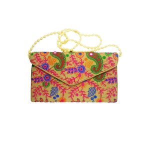 Envelope CLUTCH Bag, Evening WEDDING, Event, Party Boho WRISTLET, Handmade Embroidery Pouch Handcrafted Handmade clutch bag, Party  Clutch