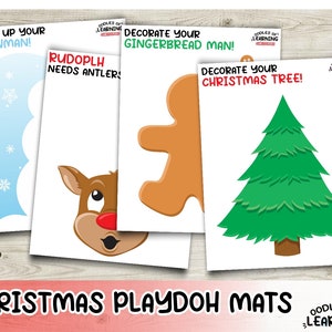 Christmas Playdoh Mats