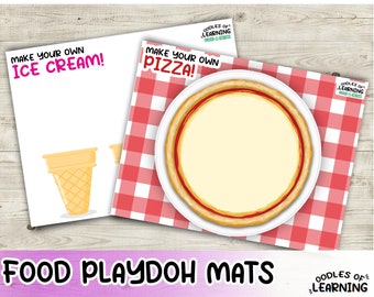 Food Playdoh Mats