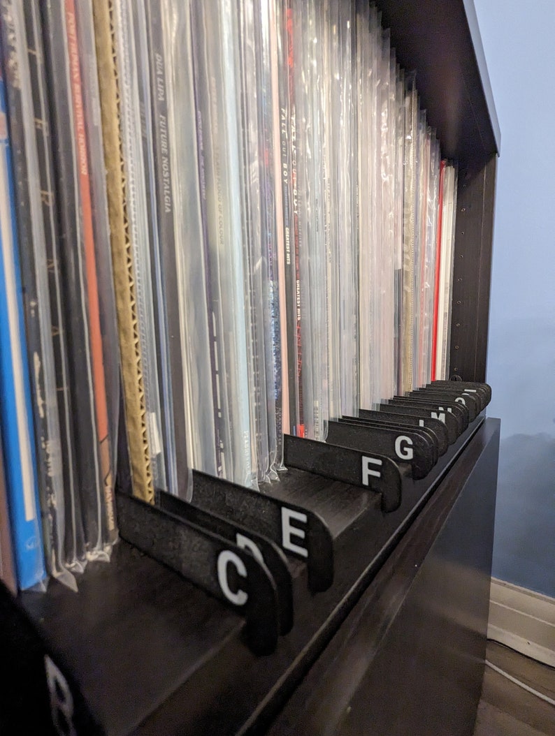 Vinyl Record Dividers, Book, Cds, DVD, Media, Shelf A to Z Alphabet