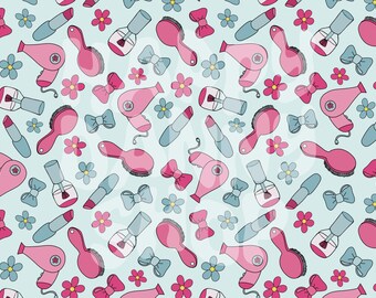 Papel digital con patrón sin costuras - Herramientas de peluquería - Belleza