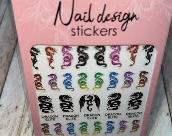 Chinese Dragon Nail decals