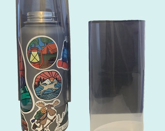 Adesivo In Vinile Con Misure Per Borraccia Nalgene Da 32 Once – Ri-Etichetta Personalizzata