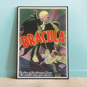 Dracula 1931 Movie Poster: Digitally Remastered Horror Film Print