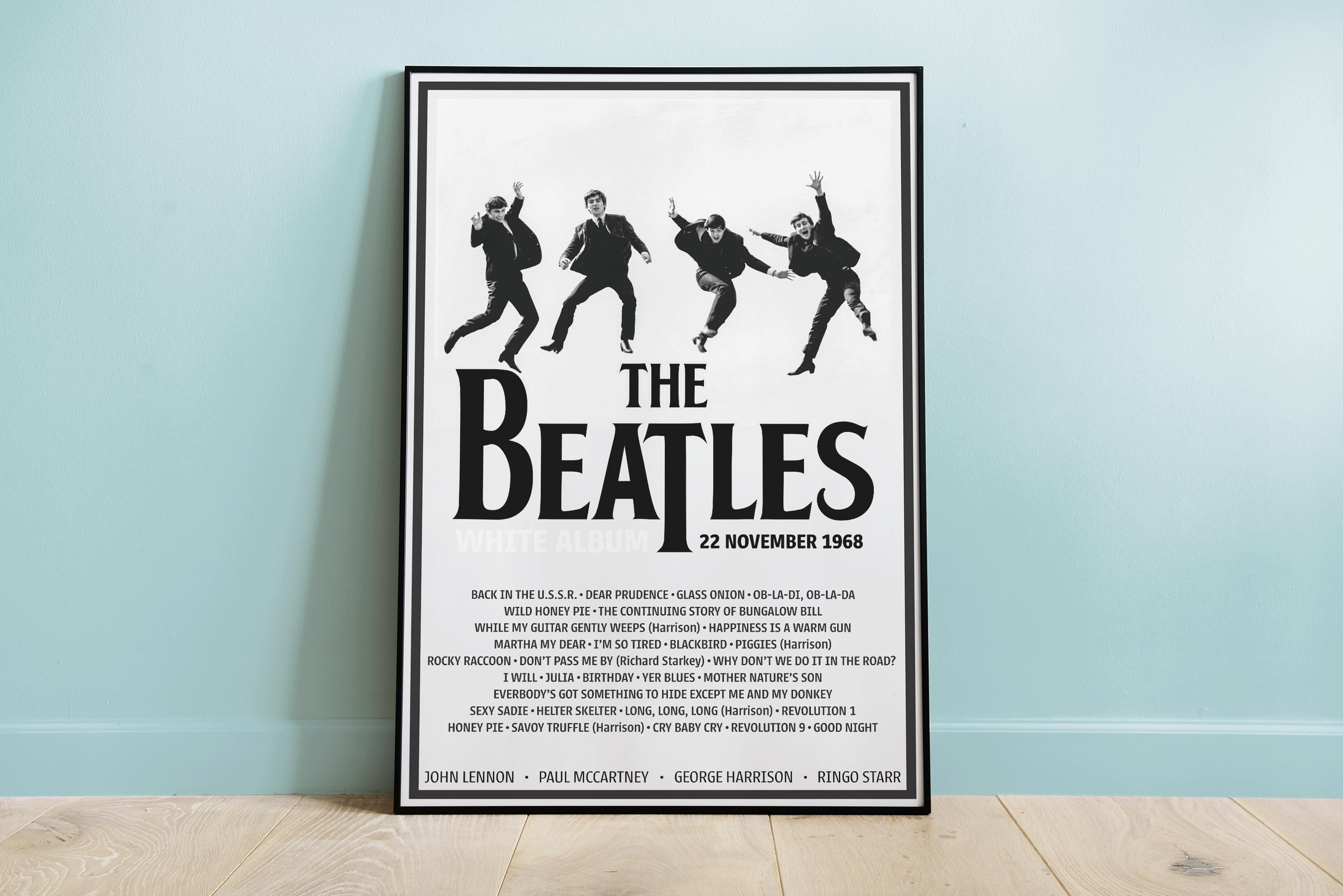 Beatles Poster 1968 - Etsy