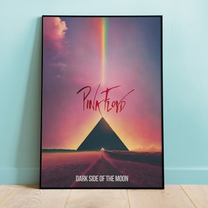 Póster del álbum alternativo Dark Side Of The Moon de Pink Floyd, decoración del hogar, arte de pared, póster de música, póster de música rock, arte de pared musical, digital