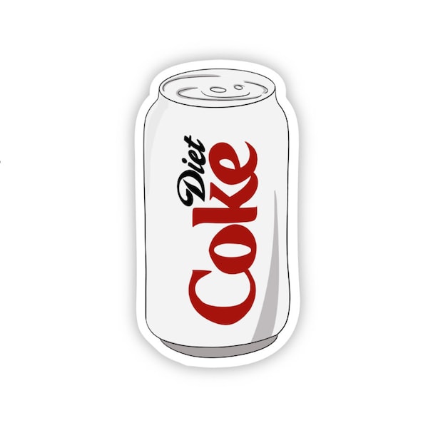 Diet Coke Sticker, Diet Coke gift, Diet Coke lover, Diet Coke obsession, beverage stickers, drinks, funny decals, just girl things