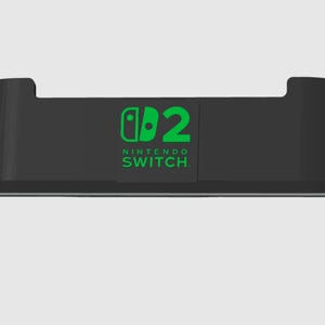 Custom Logo 3D Print File for Switch 2 Horizontal Dock – Compact Nintendo Stand NS2 3d – Mod-Friendly Console Base Digital Download