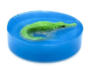 Crocodile Soap | Handmade Glycerin & Goat Milk Soap | Alligator Soap Bar | Unique Kids Soap Gift | Crocodile Bath Soap | Ocean Theme Soap