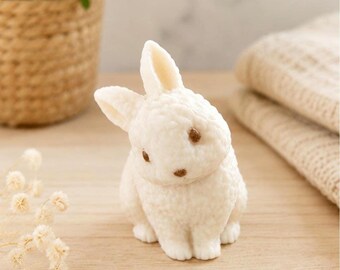 Handmade Goat Milk Bunny Soap | Cute Rabbit Soap | Farmhouse Bathroom Decor | Easter Gift